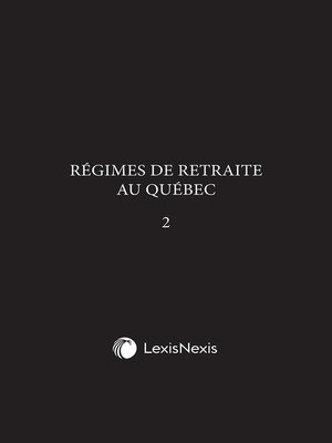 cover image of Régimes de retraite au Québec